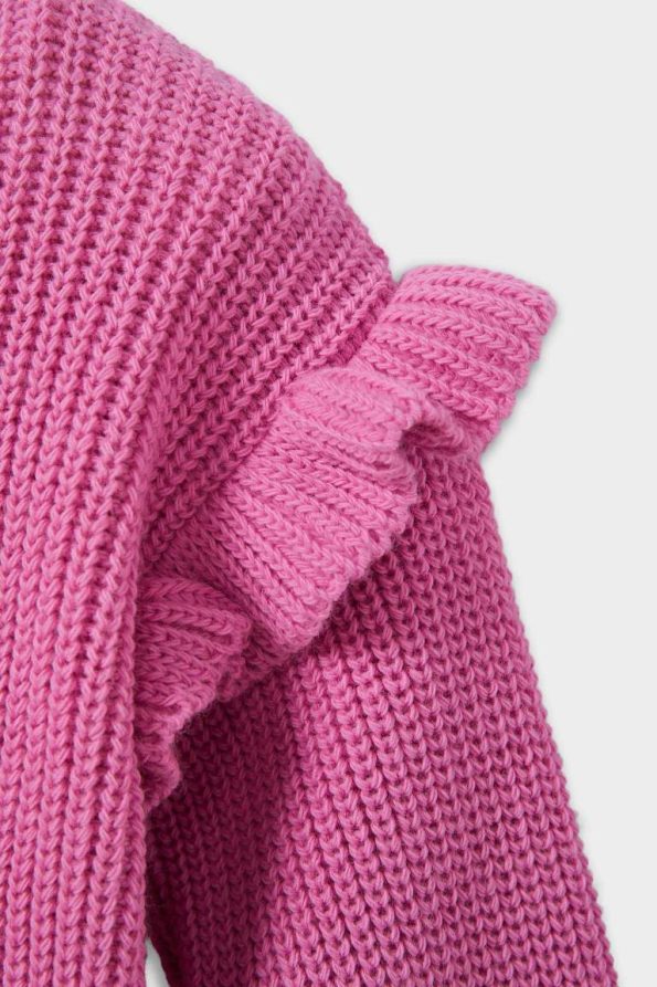 Girls' Baby Crew Neck Knit Sweater