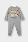Boys' Printed Long Sleeve Pajama Set