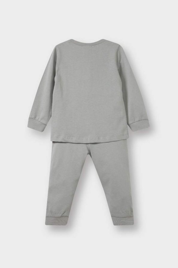 Boys' Printed Long Sleeve Pajama Set