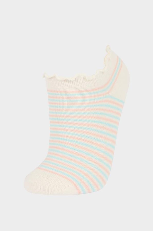 Girls' 5-Pack Cotton Ankle Socks