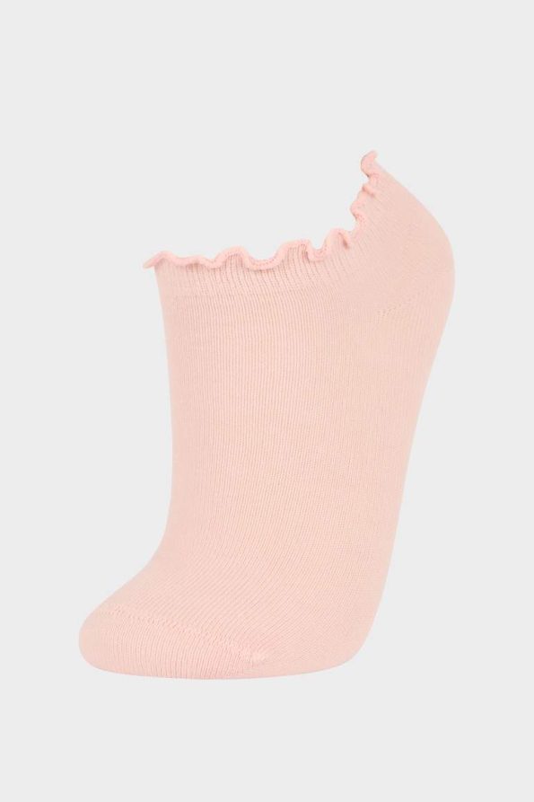 Girls' 5-Pack Cotton Ankle Socks