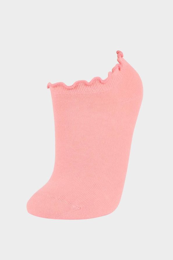 Girls' 5-Pack Cotton Ankle Socks