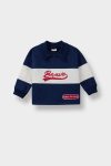 Boys' Printed School Sweatshirt with Collar