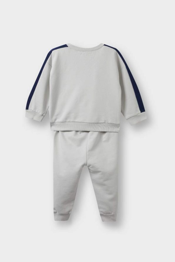 Boys' 2-Piece School Print Sweatshirt and Jogger Set