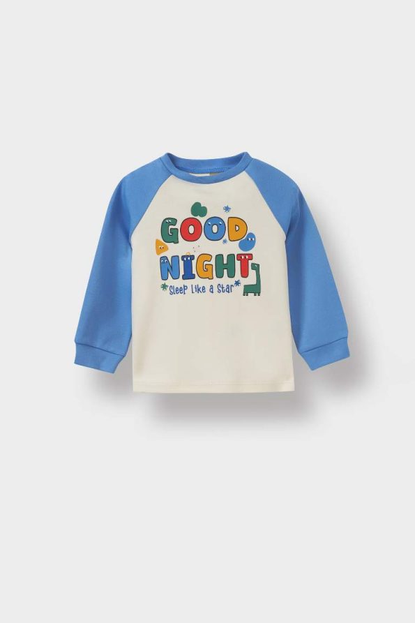 Boys' Long Sleeve Printed Pajama Set