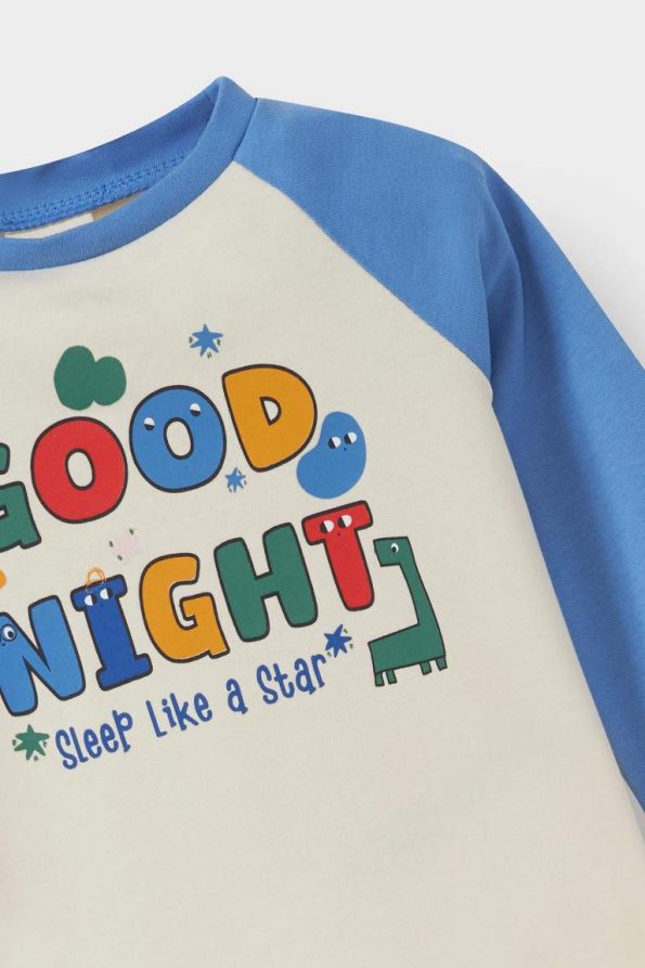 Boys' Long Sleeve Printed Pajama Set