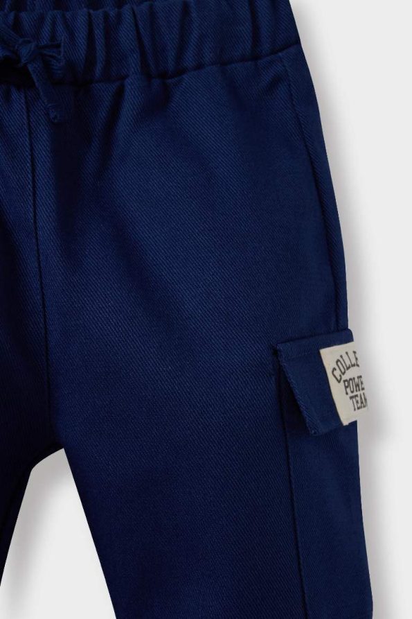 Boys' Baby Jogger Fit Stretch Cuff Gabardine School Pants