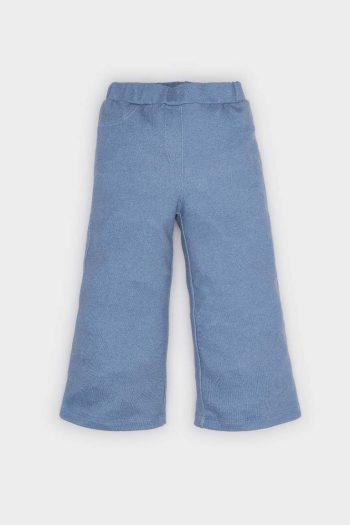 Girls' Wide Leg Jean Look Pants