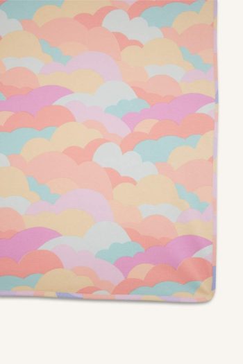 Patterned Fleece-Lined Blanket for Baby Girls