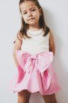 Girls' Baby Elastic Waist Poplin Skirt