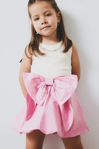 Girls' Baby Elastic Waist Poplin Skirt