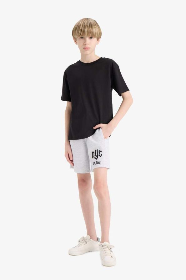 Boys' Elastic Waist Printed Shorts