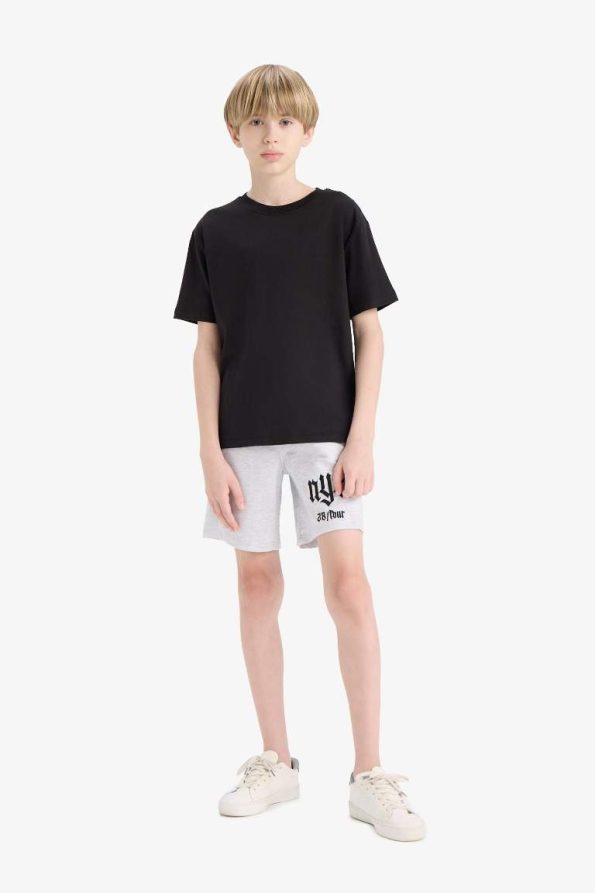 Boys' Elastic Waist Printed Shorts