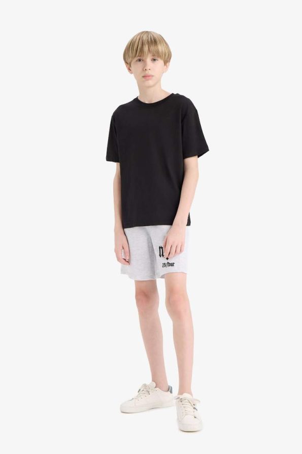 Boys' Elastic Waist Printed Shorts