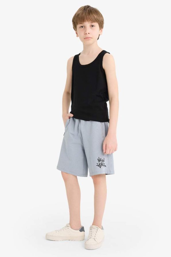 Boys' Elastic Waist Printed Shorts
