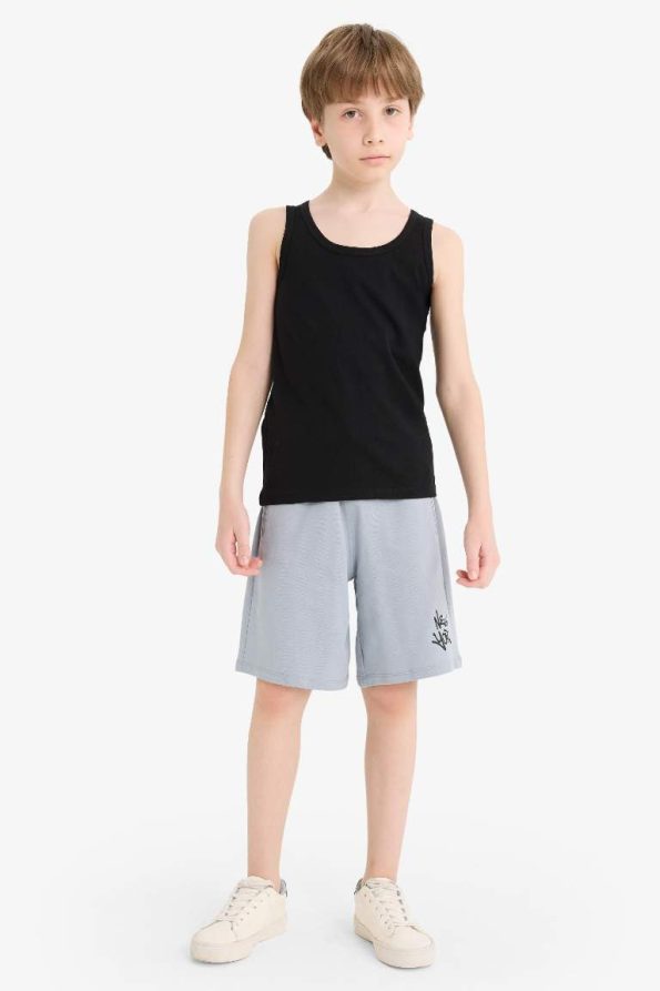 Boys' Elastic Waist Printed Shorts