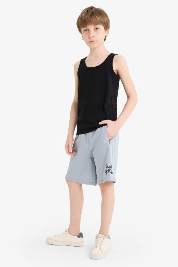 Boys' Elastic Waist Printed Shorts