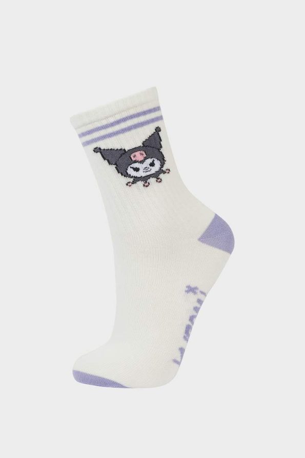 Hello Kitty Girls' 3-Pack Cotton Long Socks