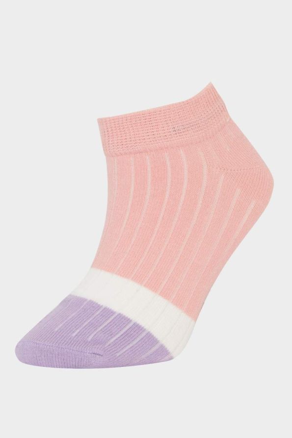 Girls' Cotton 3-Pack Ankle Socks