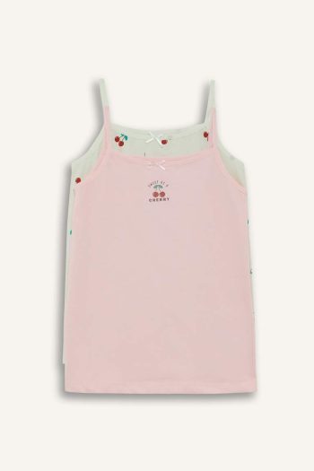 Girls' Fruit Print 2-Piece Tank Top Set