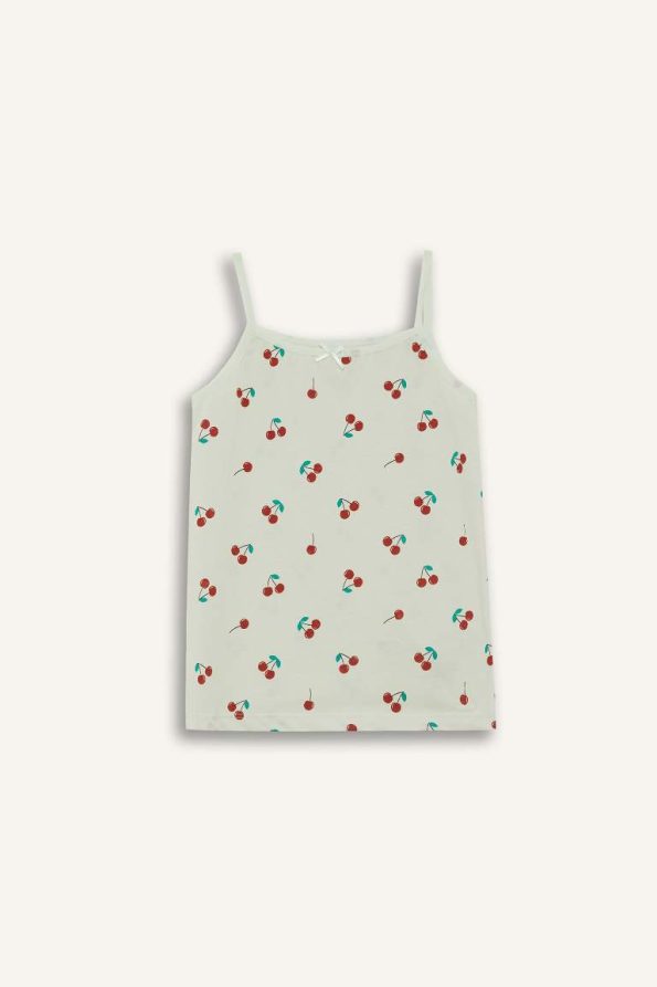 Girls' Fruit Print 2-Piece Tank Top Set