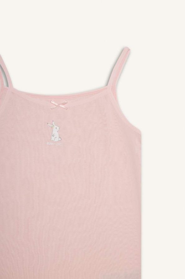 Girls' Rabbit Print 2-Piece Tank Top Set