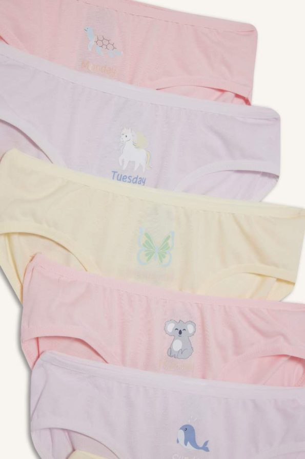 Girls' Animal Print 7-Pack Briefs