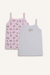 Girls' Patterned 2-Pack Tank Tops