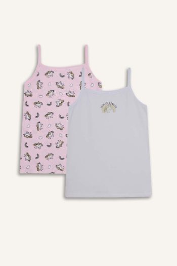 Girls' Patterned 2-Pack Tank Tops