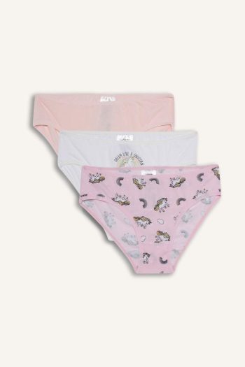 Girls' Printed 3-Pack Briefs