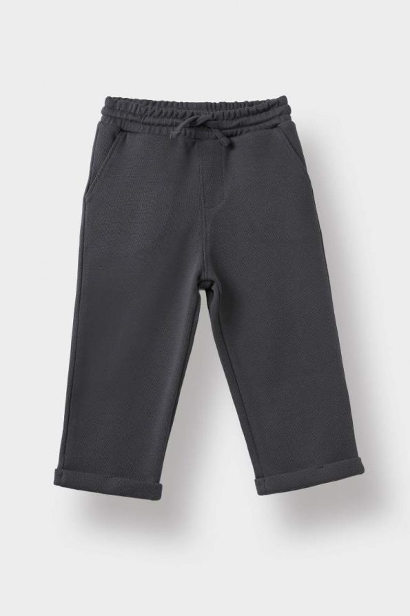 Boys' Elastic Waist Pique Pants