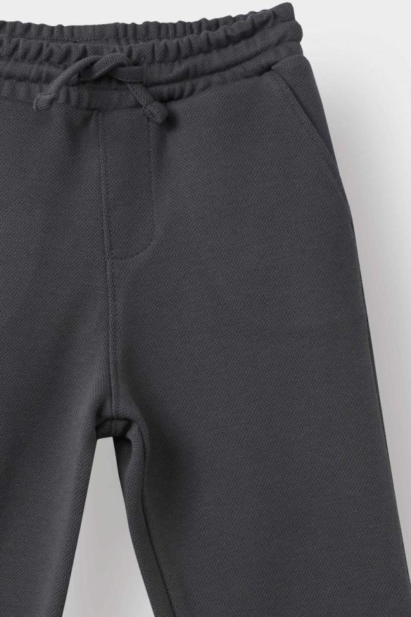Boys' Elastic Waist Pique Pants