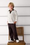 Boys' Elastic Waist Pique Pants