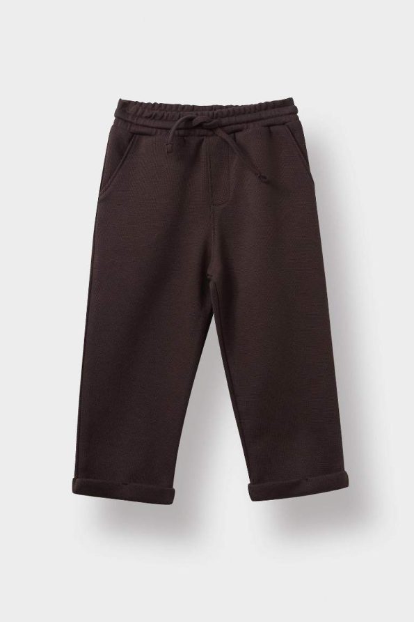 Boys' Elastic Waist Pique Pants