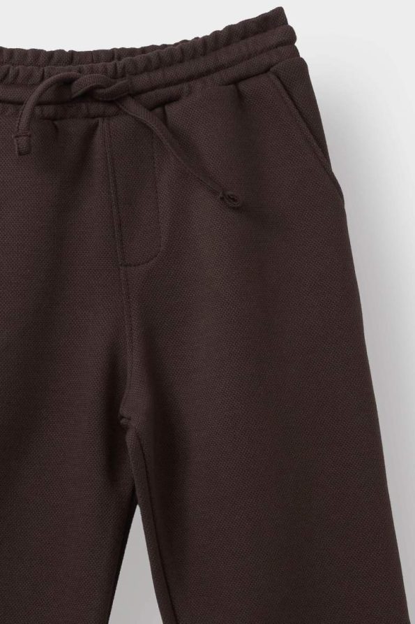 Boys' Elastic Waist Pique Pants