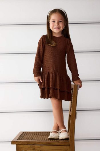 Girls' Long Sleeve Dress