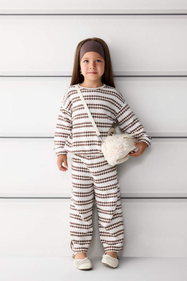 Girls' Baby Wide Leg Elastic Waist Pants