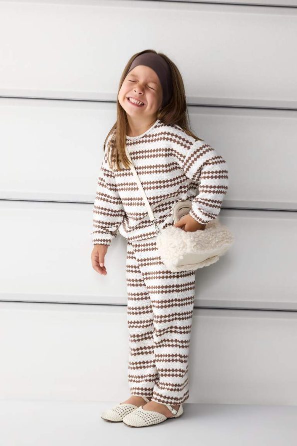 Girls' Baby Wide Leg Elastic Waist Pants