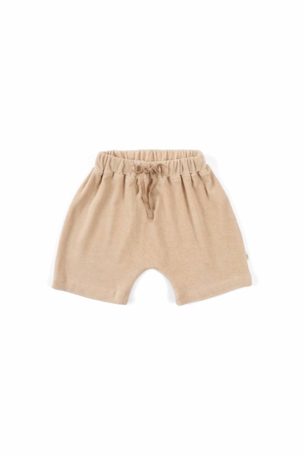 Towel Short Sleeve Beige Baby Set