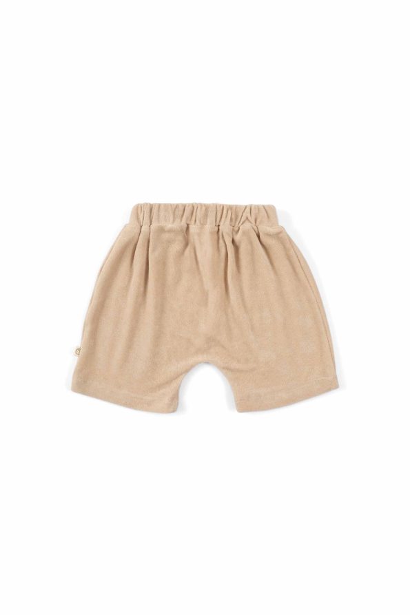 Towel Short Sleeve Beige Baby Set