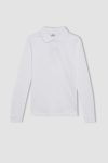 Girls' Long Sleeve Basic Polo Shirt