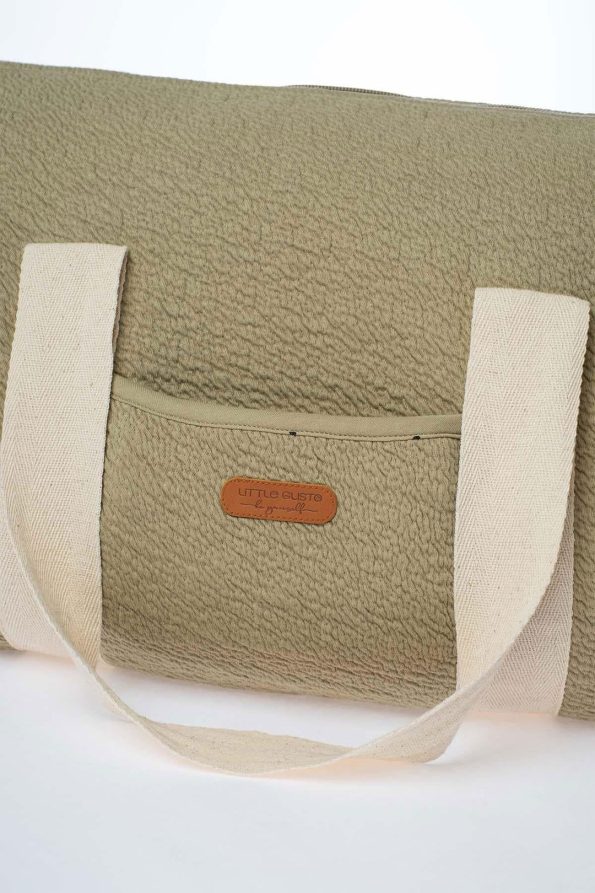 Quilted Mother Baby Care Bag Cosmos Olive