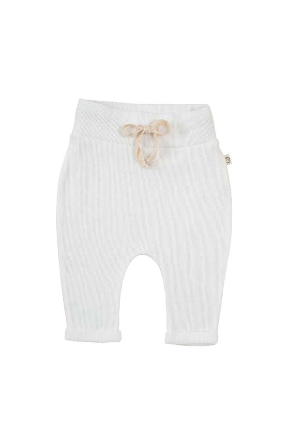 Organic Cotton Baby Knit Set in White