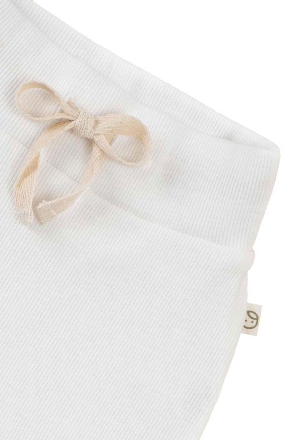 Organic Cotton Baby Knit Set in White