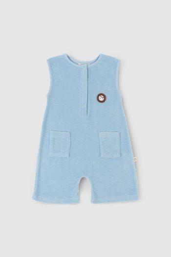 Sleeveless Blue Romper