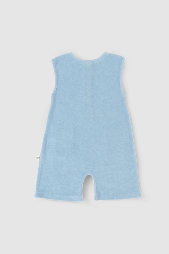Sleeveless Blue Romper