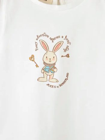 Alice Print T-shirt and Shorts Set