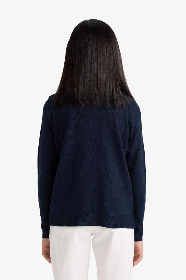Girls' Button-Up School Cardigan