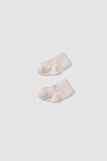 Organic Baby Socks Beige