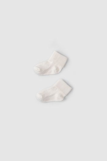 Organic Baby Socks White